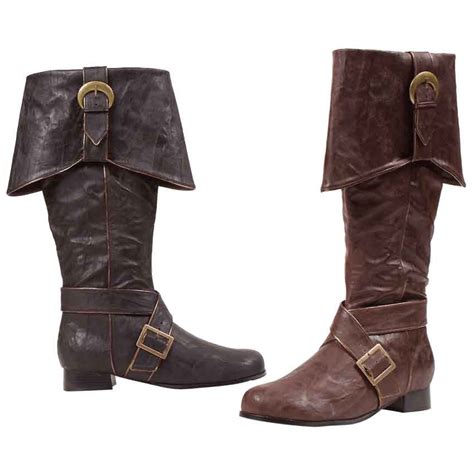 Leather Pirate Boots & Footwear